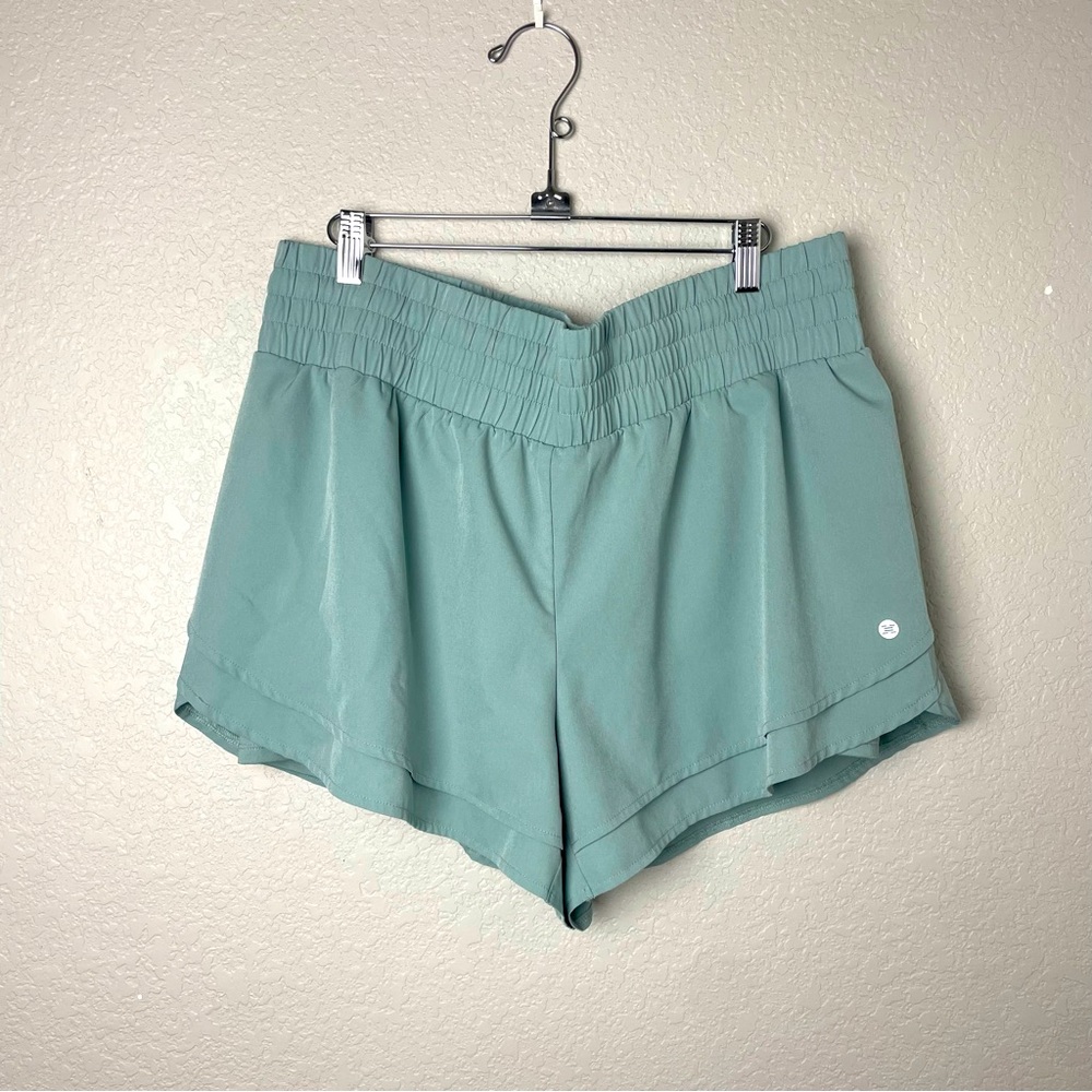 RBX Mint Green Athletic Shorts Lightweight Elastic Waist Size XL